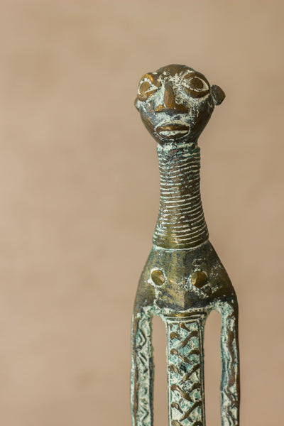 Benin Bronze Sculpture - 1.3