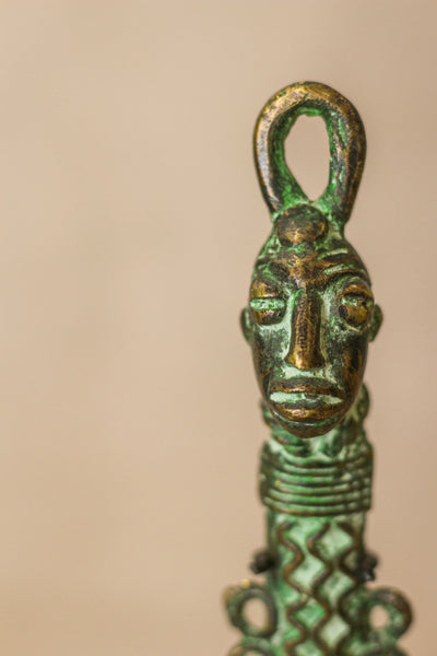 Benin Bronze Spoon - 143.1
