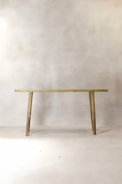 Antique Rustic Elm Skinny Bench 03