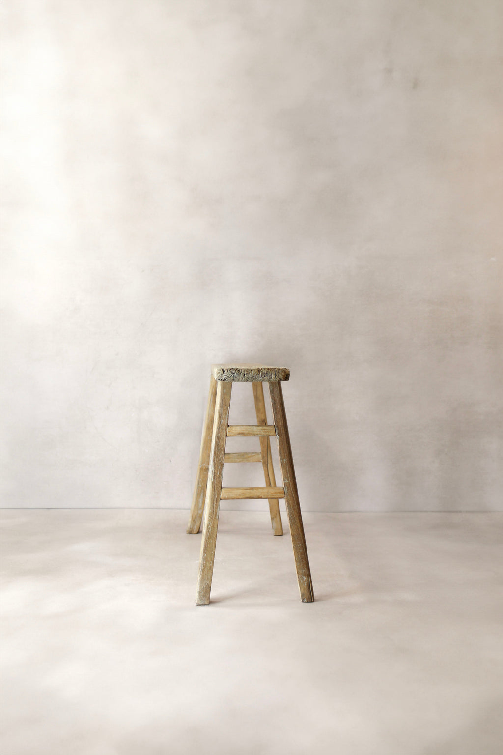 Antique Rustic Elm Skinny Bench 04