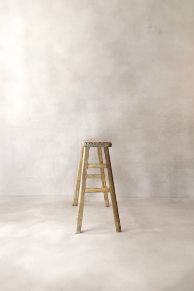 Antique Rustic Elm Skinny Bench 04