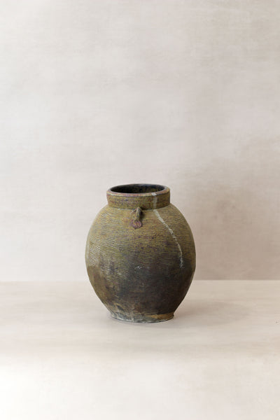 Antique Earthenware Preserve Pots - AEP 7