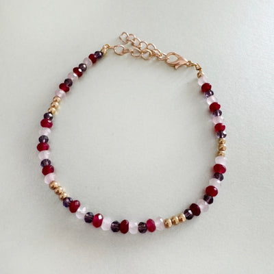 Chaya Amethyst Beaded Bracelet