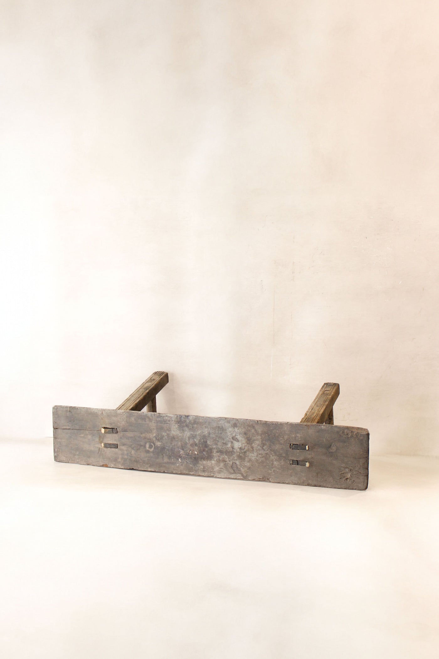 Antique Rustic Elm Bench 06