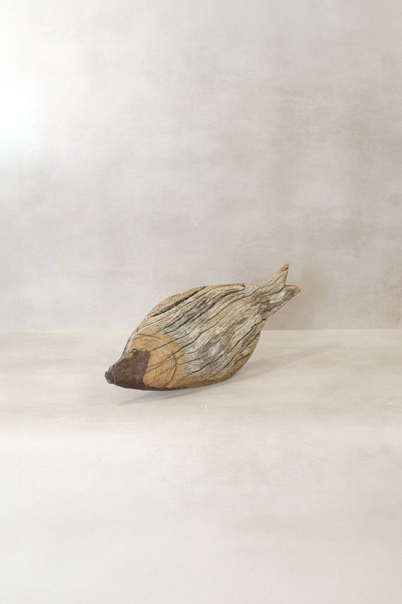 Driftwood Hand Carved Fish - (15.2)