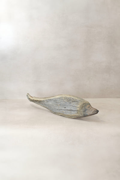Driftwood Hand Carved Fish - (15.4)