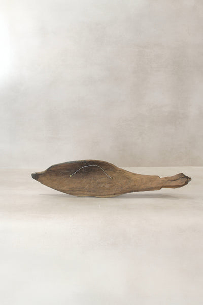 Driftwood Hand Carved Fish - (15.4)