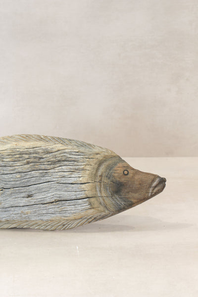 Driftwood Hand Carved Fish - (15.4)