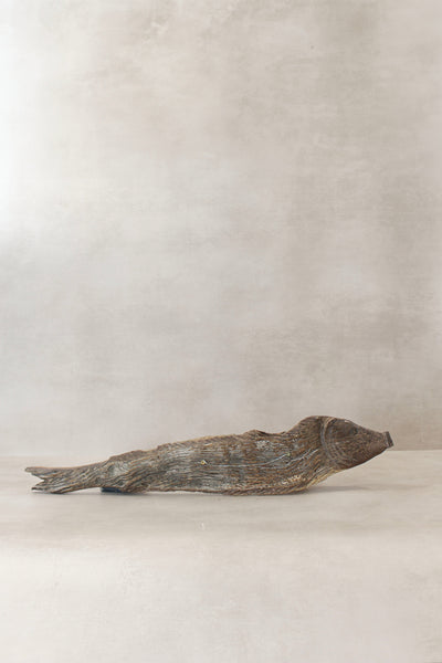 Driftwood Hand Carved Fish - (14.1)