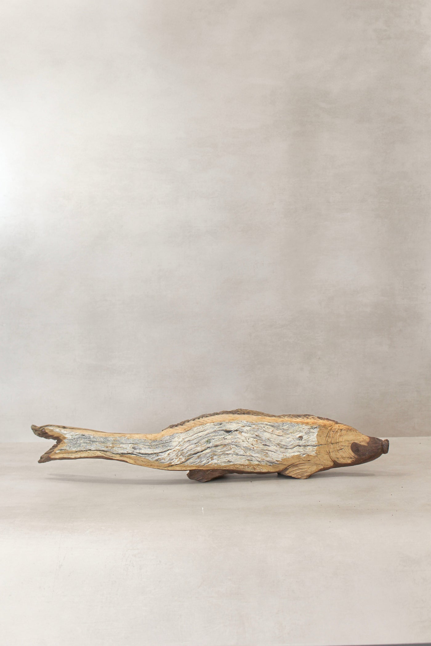 Driftwood Hand Carved Fish - (14.2)