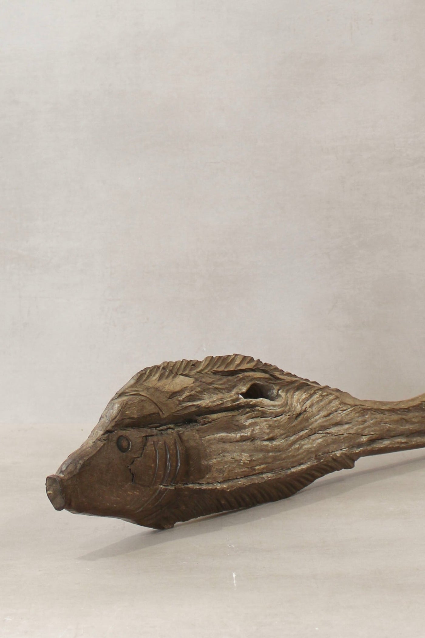 Driftwood Hand Carved Fish - (14.4)