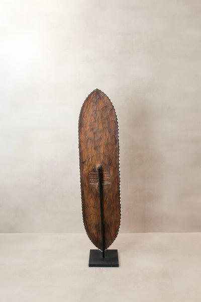 Cameroon Beaded Shield - Large Oblong -  BC02