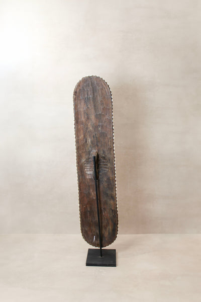 Cameroon Beaded Shield - Large Oblong -  BC03