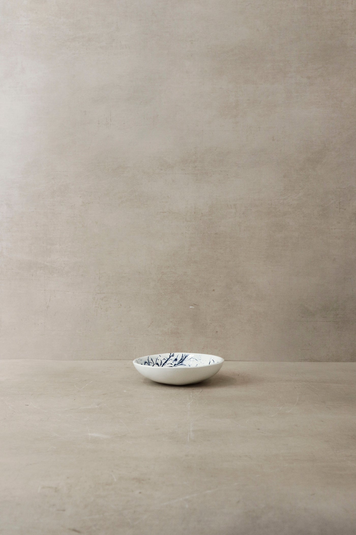 Cobalt Blue Fynbos Ceramic Plate - n°9