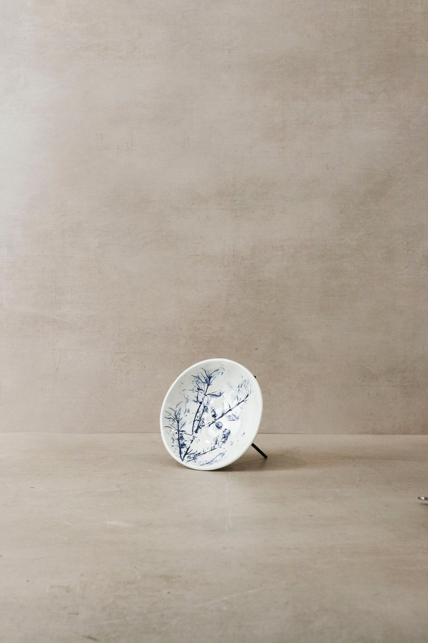 Cobalt Blue Fynbos Ceramic Plate - n°10