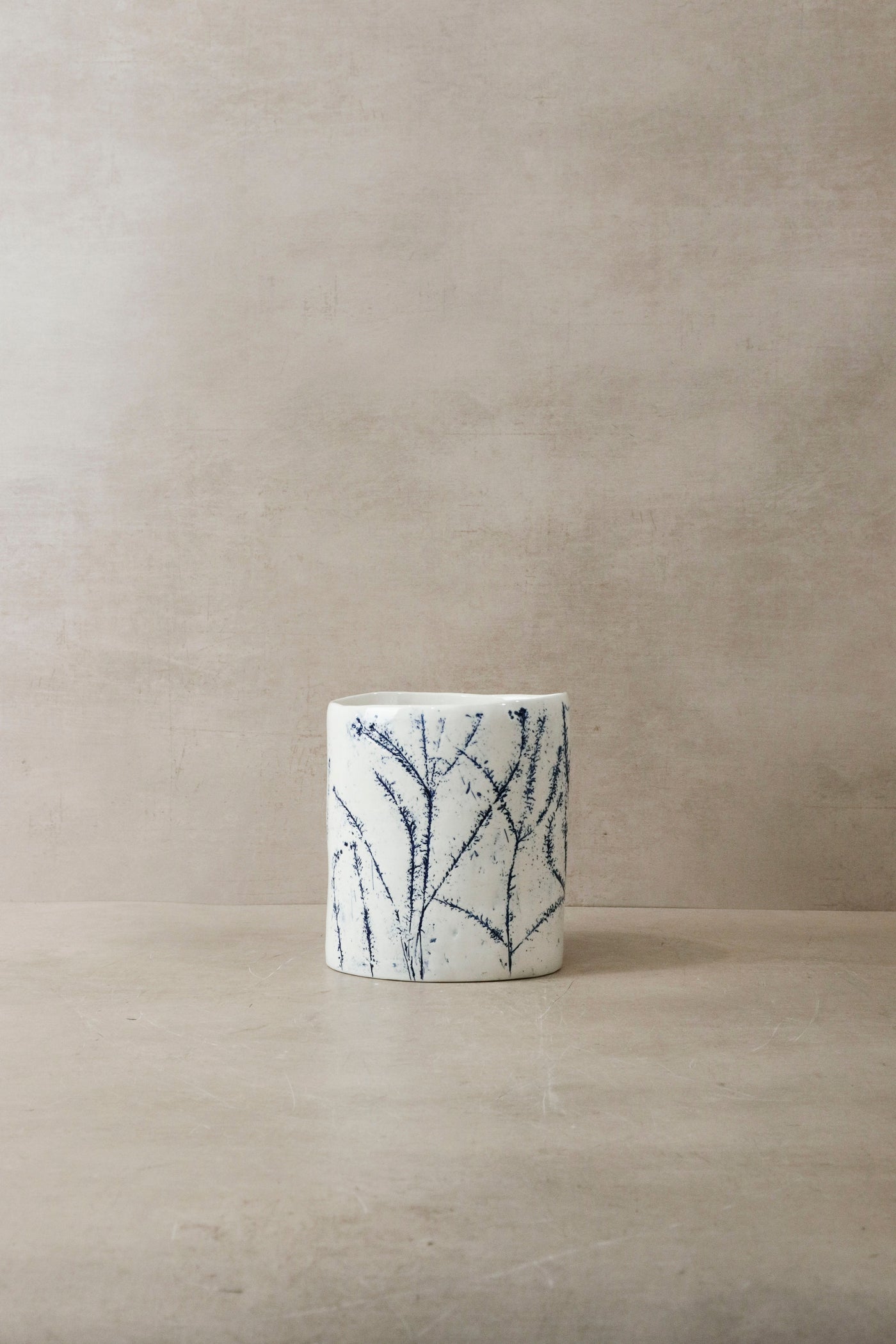 Cobalt Blue Fynbos Vase - n° 16