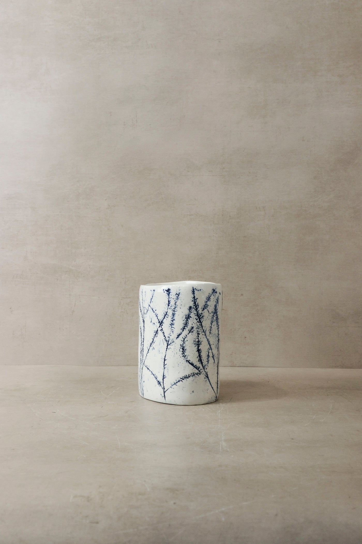Cobalt Blue Fynbos Vase - n° 16