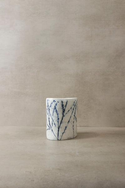 Cobalt Blue Fynbos Vase - n° 16