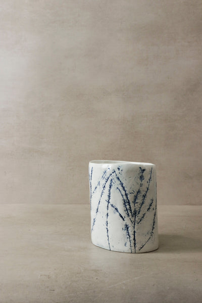 Cobalt Blue Fynbos Vase - n° 16