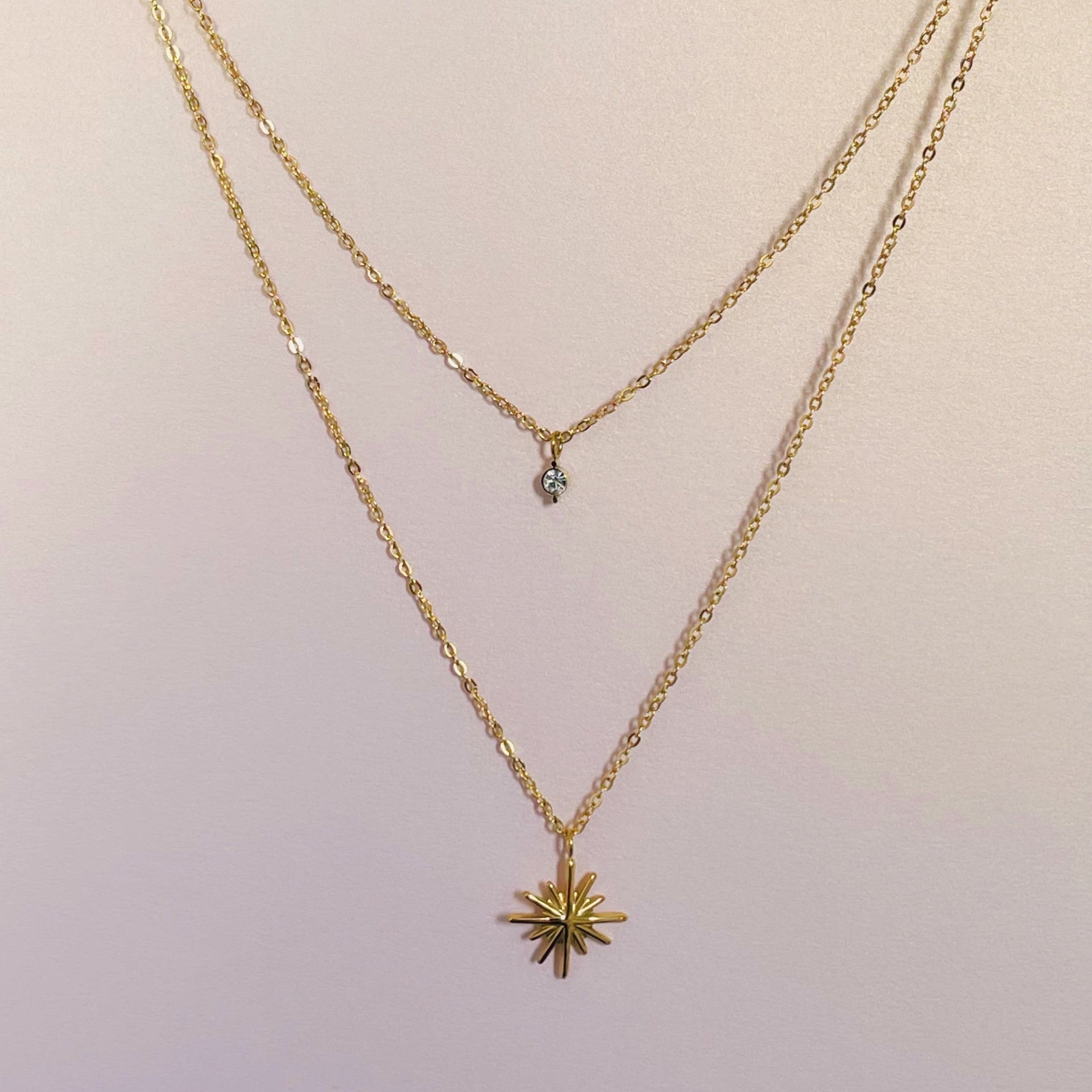 Angelique Luxe 18k Gold Plated Necklace