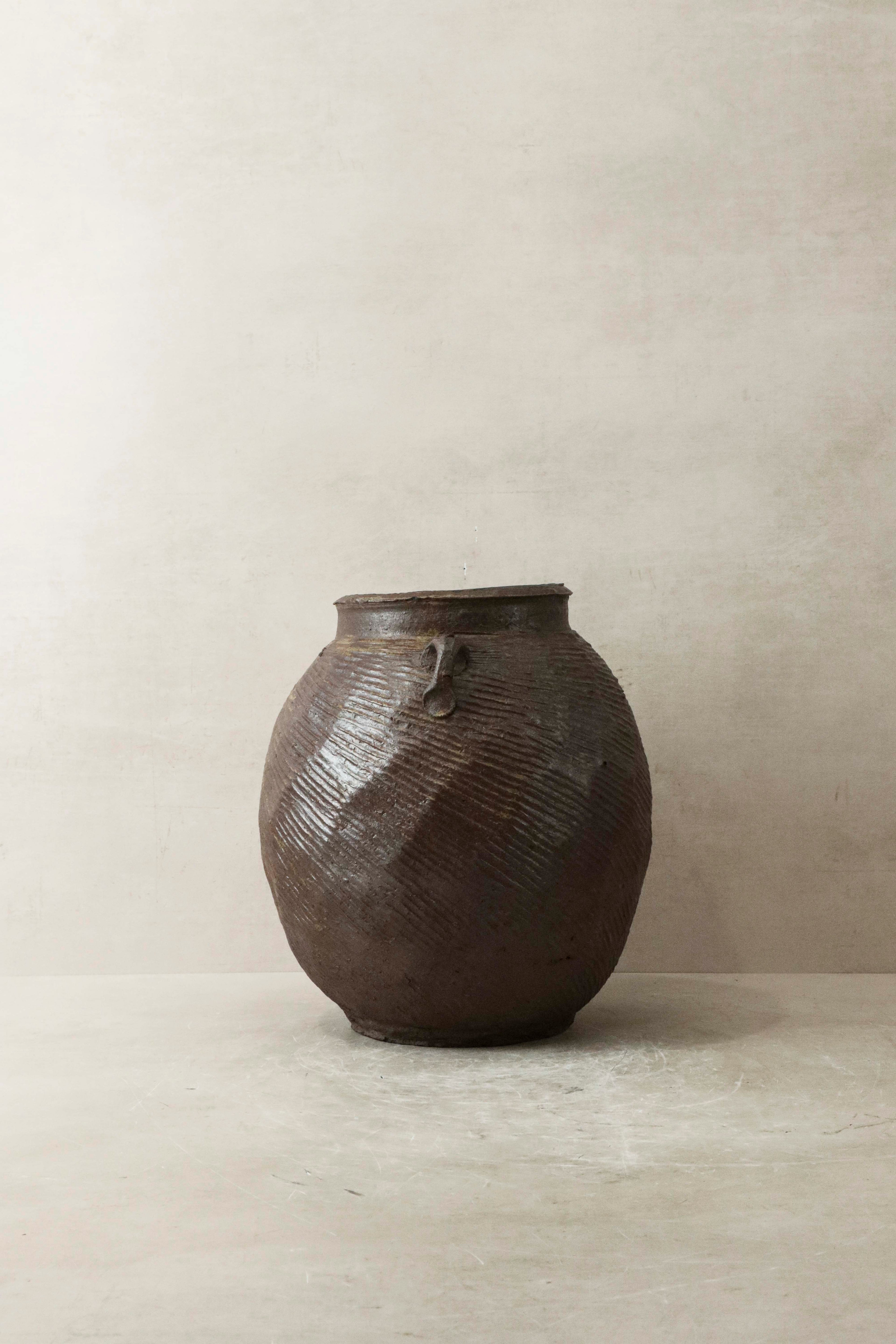 Antique Earthenware Preserve Pots - AEP 4