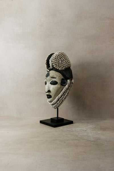 Beaded Punu Mask, Gabon - 6.2