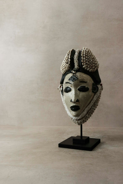 Beaded Punu Mask, Gabon - 6.2