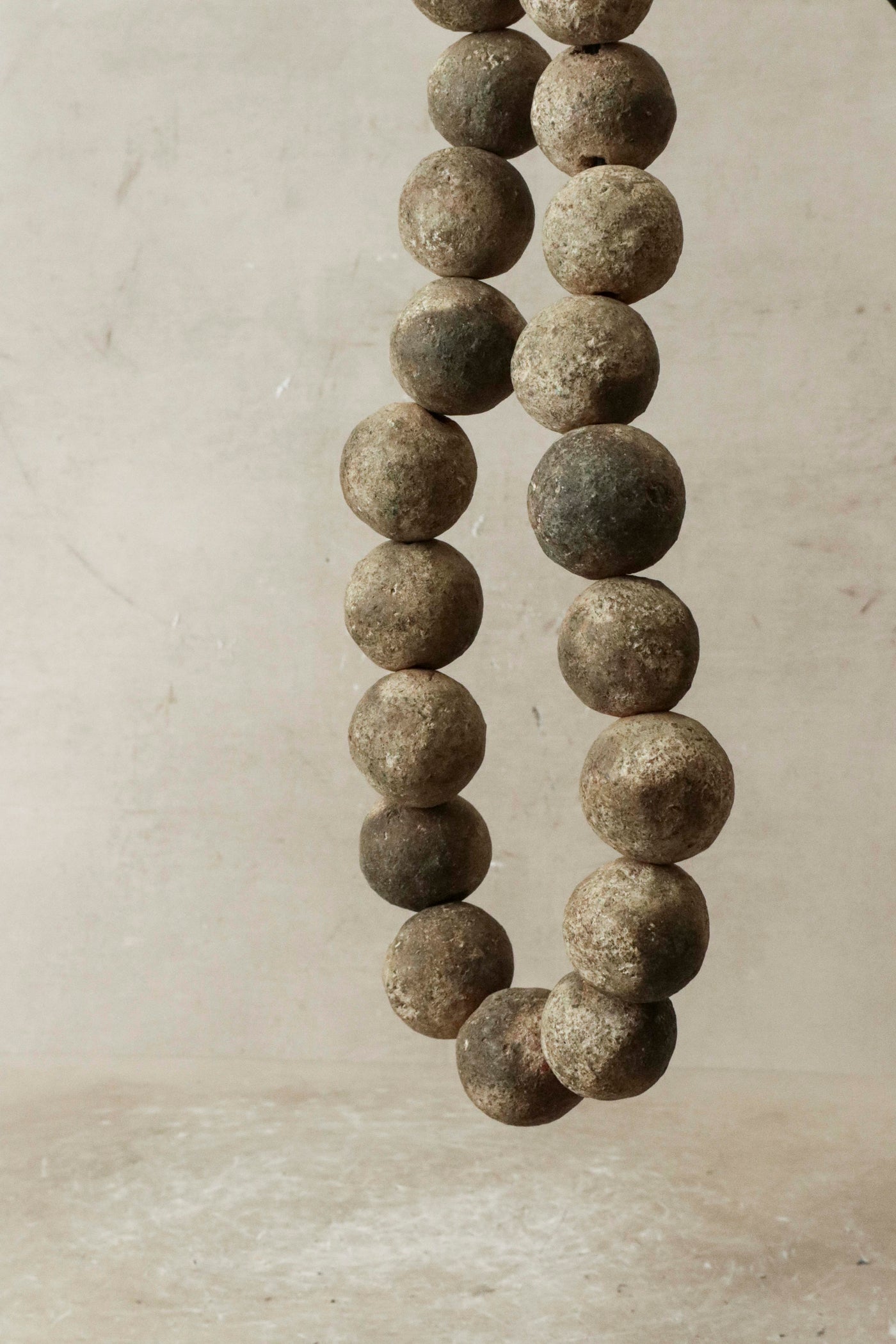 Cameroon Clay Beads- Natural 36.2