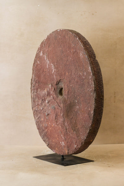 Antique Stone Grinding Wheel - 104.1