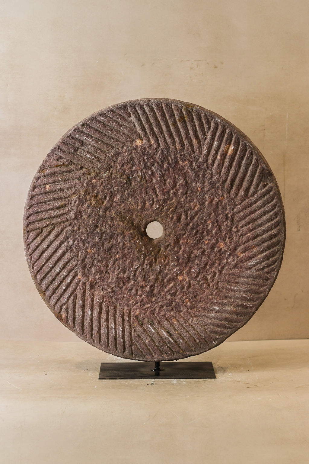 Antique Stone Grinding Wheel - 104.1