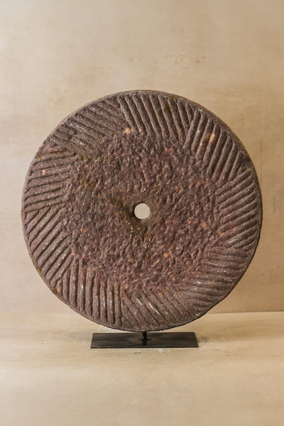 Antique Stone Grinding Wheel - 104.1