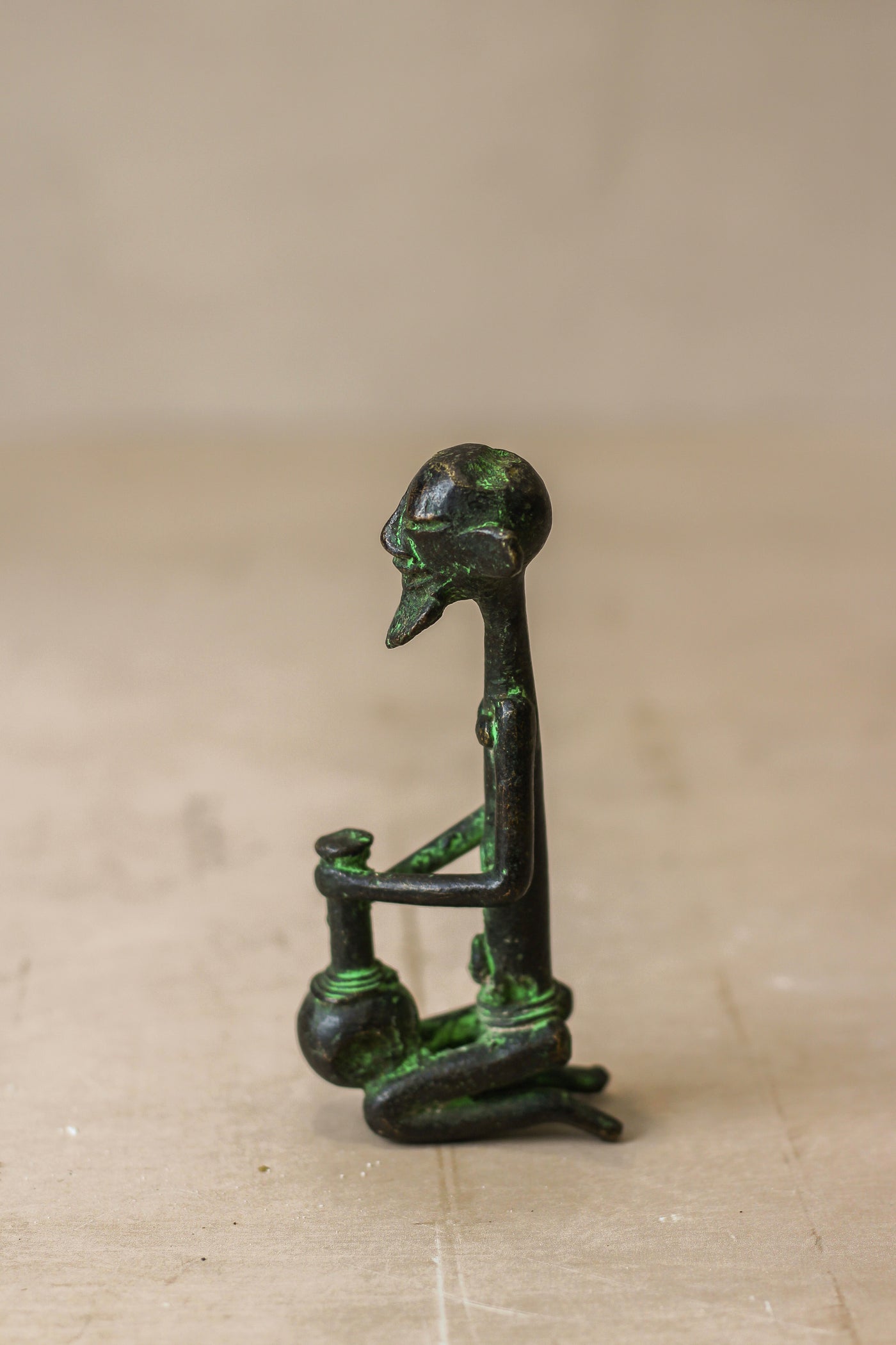 Benin Bronze Statue - 79.3