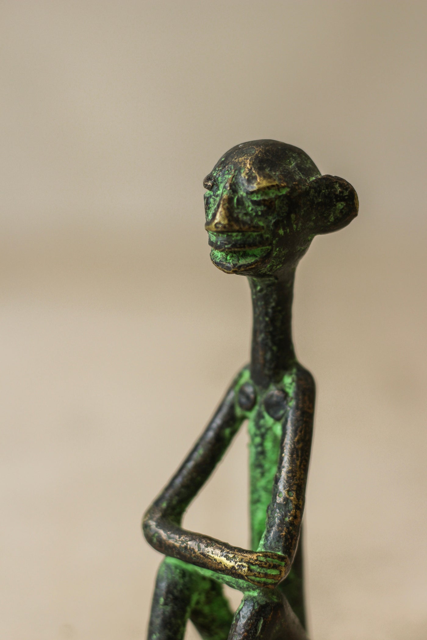 Benin Bronze Statue - 79.2