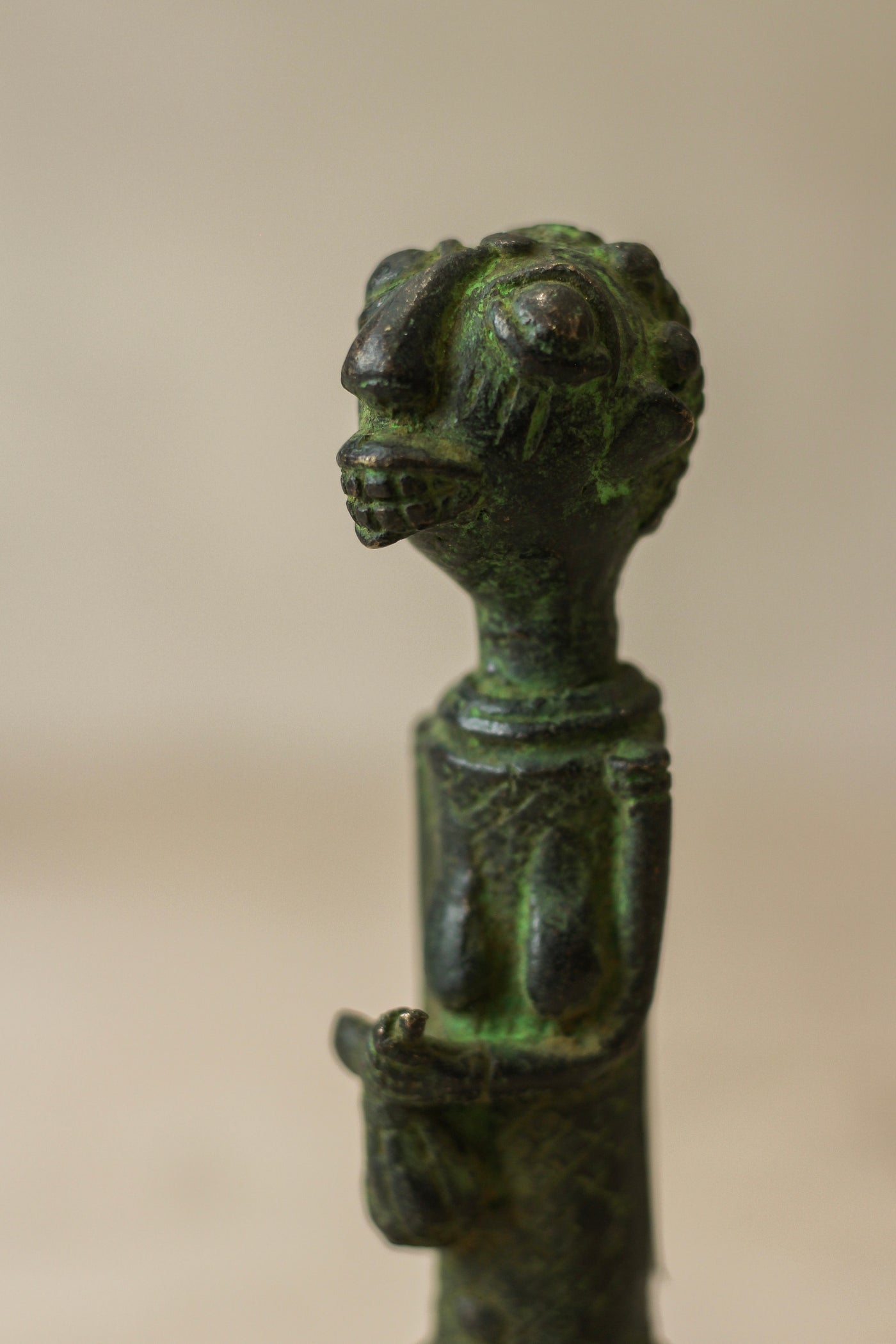 Benin Bronze Statue - 79.4