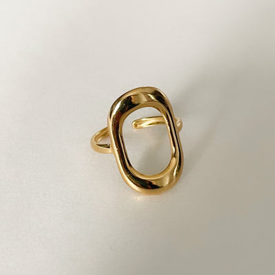 Cassidy Luxe 18k Gold Plated Ring