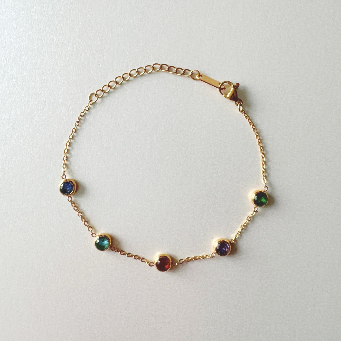 Alex Luxe 18k Gold Plated Jewelled Bracelet