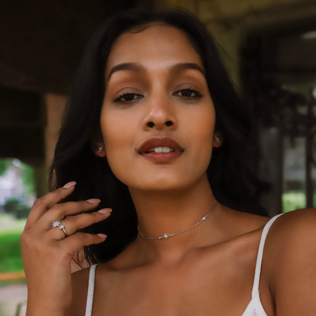 Astrid Double Star Ring | 925 Sterling Silver