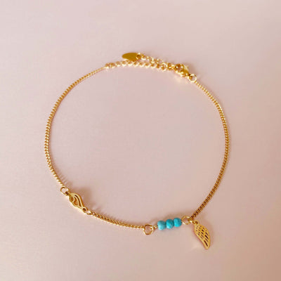 Astrid Luxe 18k Gold Plated Anklet