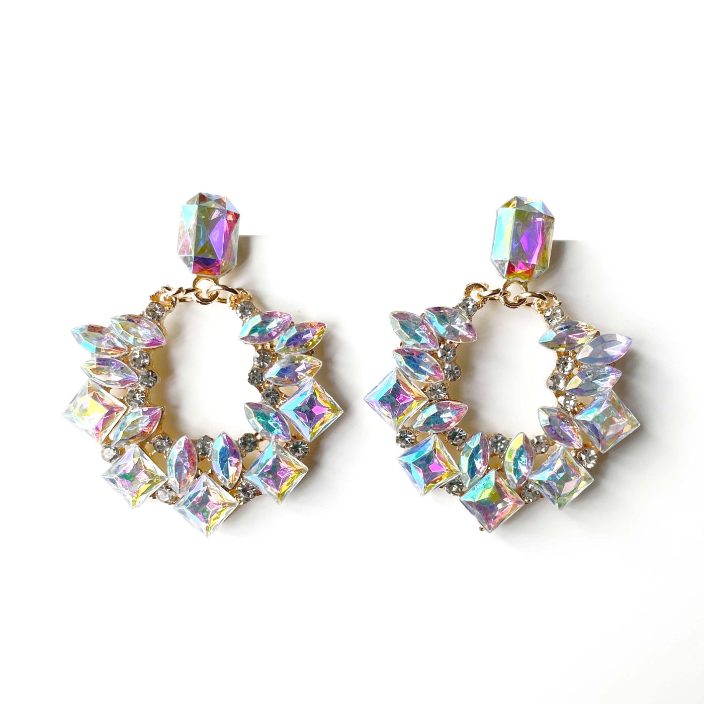 Bella Iridescent Jewel Earrings