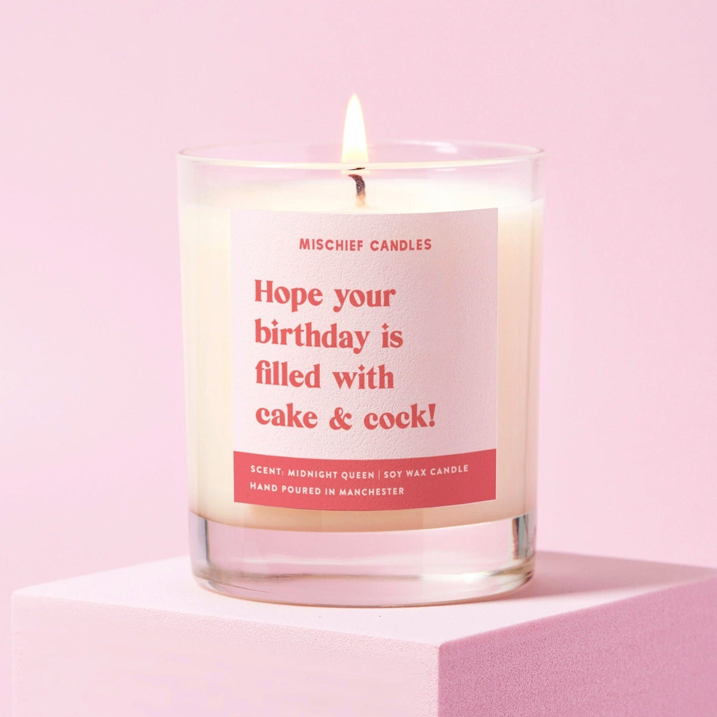 Birthday Gift For Her Funny Birthday Gift Birthday Cake and Cock Candle