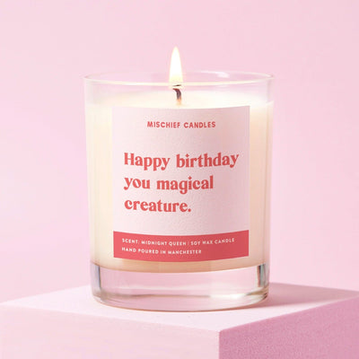 Birthday Gift For Her Funny Birthday Gift Magical Creature Candle