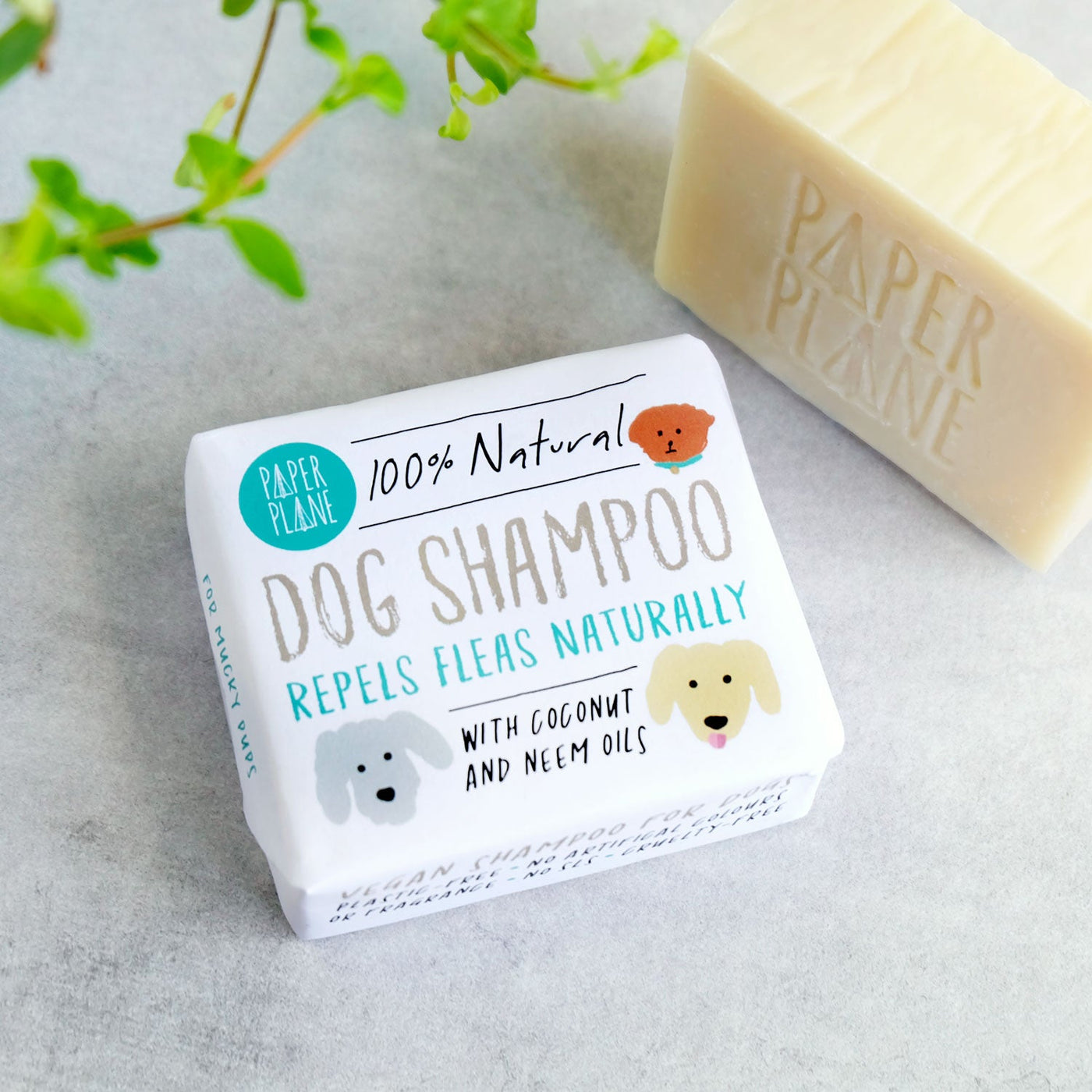 Dog Shampoo Bar - 100% Natural, Vegan & Palm oil-free Shampoo Bar for Dogs