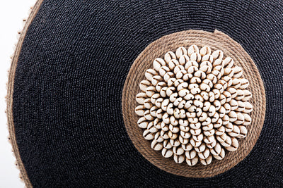 Cameroon Beaded Shield Round M 16D