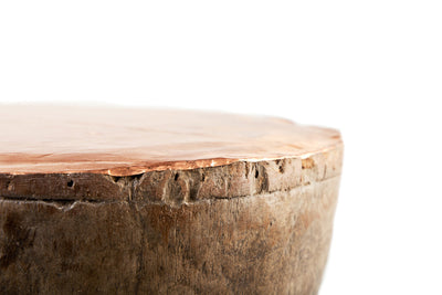 African Grain Stomper Copper Top Table 93B