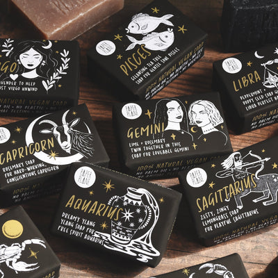 Capricorn Star Sign Zodiac Bar - Natural and Vegan Horoscope Soap