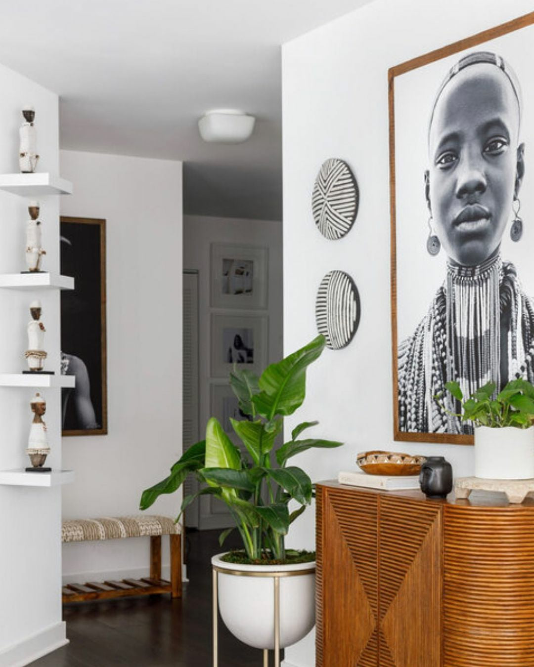 Cameroon Wooden Shield - L (07)