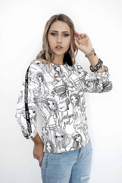  Blouse model 158313 Hajdan 