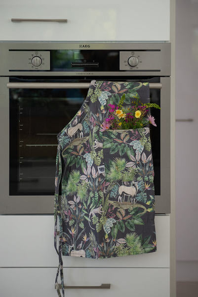 Cotton Apron - Jungle night