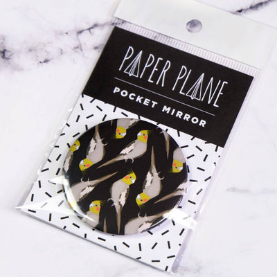 Cockatiel Pocket Mirror/Badge/Bottle Opener
