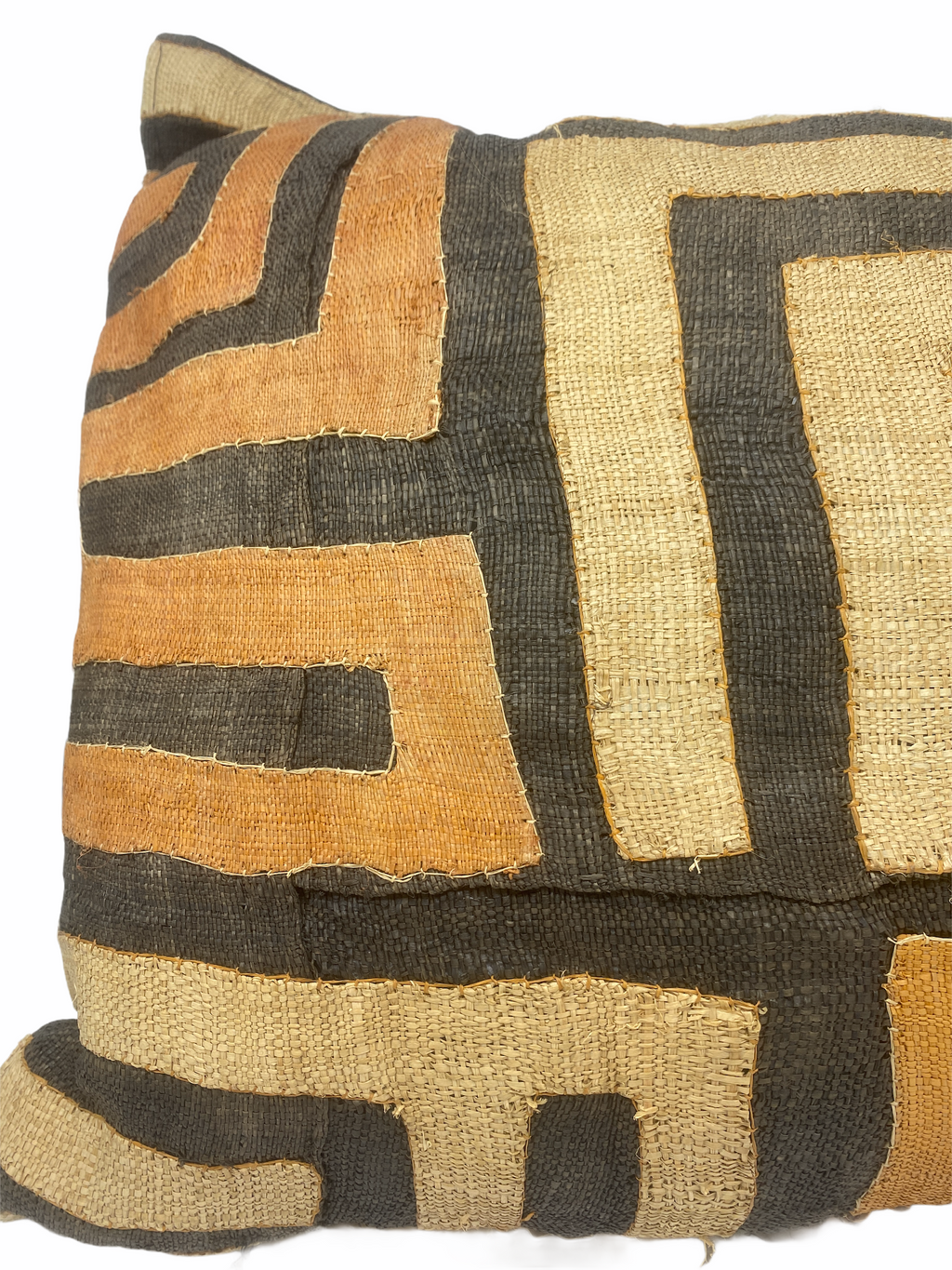 African Kuba cloth cushion 50x70cm